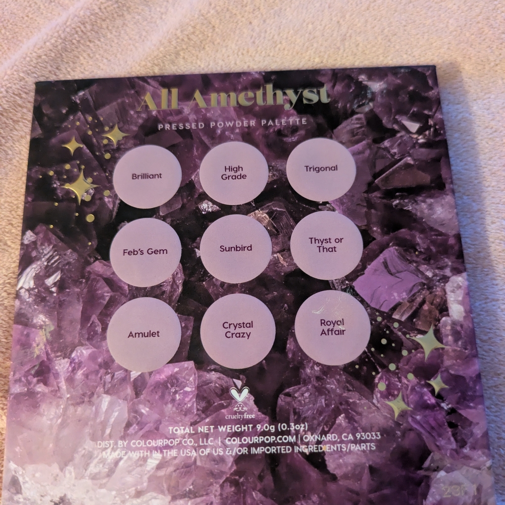 Colour Pop All Amethyst Eyeshadow Palette - Picture 6 of 6